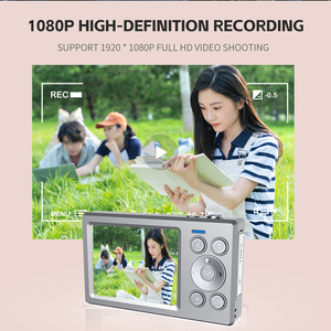 RUIKANGQI X20 16x цифровой зум 1080P 2,8-1,4 дюймов двойной экран компактный CCD Цифровая камера для детей начинающих мини ретро SD - Product Image 3