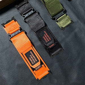 Correa Deportiva Resistente de Nailon para <span class=keywords><strong>Apple</strong></span> <span class=keywords><strong>Watch</strong></span>, Correa para Samsung Galaxy <span class=keywords><strong>Watch</strong></span> 8 de 40 mm y 44 mm, Correa de 20 mm y 22 mm, Correa de Muñeca para Senderismo - Product Image 6