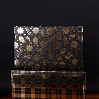 Papier cadeau kraft de Noël de haute qualité, emballage de luxe personnalisé pour les fêtes, rouleau de papier d'emballage