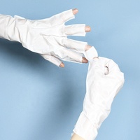 Gants Masque Éclaircissants au Collagène Marque Blanche pour Manucure, Sans Doigts, Détachables, Réparateurs, Raffermissants, Lissants, Véganes, Vente en Gros