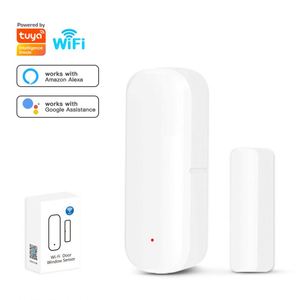 Fábrica Tuya Wifi Detector de puerta de ventana inteligente Sensores de contacto de seguridad para el hogar inteligente <span class=keywords><strong>Alexa</strong></span> Integración de Google Automatización del hogar - Product Image 1