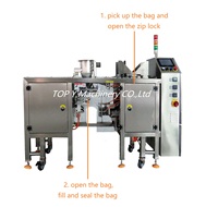 Pesage automatique et emballage d'aliments machine d'emballage de couscous de quinoa avec sachets préfabriqués