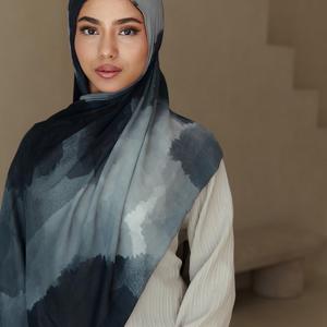 2026 New Muslim Modest <b>Print</b> Modal Hijab Custom Logo Scarf Customizable Breathable <b>Islamic</b> Lightweight Fashion Durable - Product Image 2