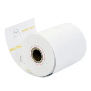 57x25mm 79mm 80mm 57mm Width Printed Thermal Paper Rolls 4" x 6" Waterproof Adhesive Thermal Label