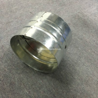 Clapet anti-retour à lame en aluminium avec cadre galvanisé pour système de ventilation CVC