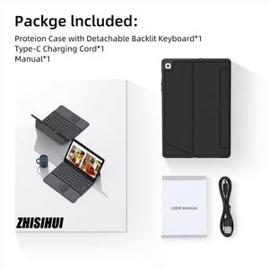ZHISIHUI Nuova Custodia con Tastiera Wireless Rotante a 360 Gradi per <span class=keywords><strong>Tablet</strong></span> Tab S9+/S10+/S9 FE+ da 12,4 Pollici - Product Image 6