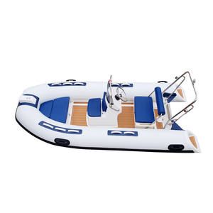 <span class=keywords><strong>Bateau</strong></span> gonflable à voilure <span class=keywords><strong>Semi</strong></span>-<span class=keywords><strong>rigide</strong></span> CE 12,7 pieds RIB390 en PVC Hypalon pour l'aviron - Product Image 6