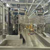 Ligne d'abattage automatique de poulets, ligne complète de traitement de la volaille, équipement d'abattoir de poulets pour élevage avicole