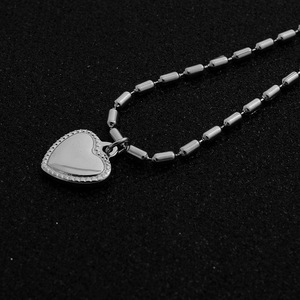 Hot Selling Popular Niche Design <b>Love</b> Heart Pendant Bracelet Titanium Steel Unisex's Bracelets Fashion Jewelry Wholesale - Product Image 4