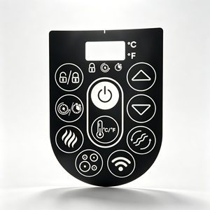 Etiqueta Adhesiva Personalizada para Panel de Control de Temperatura OEM, Membrana de Interruptor, PVC, PET, Serigrafía, Iconos y Símbolos - Product Image 2
