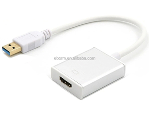 Convertidor 1080P USB3.0 a <span class=keywords><strong>HDMI</strong></span> Adaptador gráfico de pantalla múltiple para PC Proyector Tarjeta de video externa <span class=keywords><strong>HDMI</strong></span> - Product Image 2