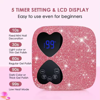 Nouvelle Conception 2026 Lampe UV LED Sans Fil Double Cœur Double Main pour Gel Ongles Séchage Rapide Machine à Ongles Marque Privée G10