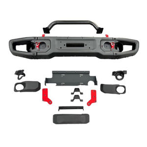 Pour Jeep Wrangler JK 2007-2017 : Accessoires de protection de pare-chocs avant et arrière, lèvre de spoiler et diffuseur - Product Image 2