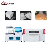 Máquina de Embalaje y Envoltura Automática, Máquina Envolvedora Retráctil, Selladora en L para Cajas, Máquina de Envoltura Termoencogible para Cartones