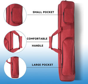 Estuche para Taco de Billar ool, Muestra Gratuita, 4x5, Estuche para Taco de Billar con Capacidad para 4 Culatas y 5 Flechas, Mochila para Taco de Billar con Múltiples Bolsillos para Accesorios - Product Image 4