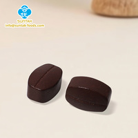Emballage individuel, fabricant OEM/ODM, bonbons au sucre, saveur café, forme de pièce, 1g, goût sucré