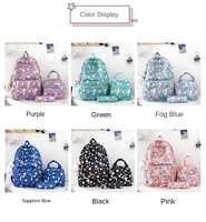 2024 nouveau YCH école sac à dos sac fille porte-crayon pour filles cartables ensemble étanche dessin animé sacs d'école déjeuner sac à dos 3 en 1