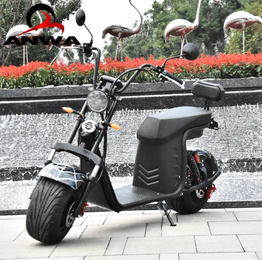 Электрический скутер с толстыми шинами, мотоцикл, электрический велосипед, городской велосипед coco 2000 Вт Citycoco