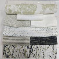 Tissu d'ameublement jacquard texturé en chenille 425 g/m² mélange coton lourd 110 pouces de large au mètre pour canapé, rideau, coussin