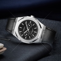Jam Tangan Pria Quartz High End dengan Casing Belakang dari Baja Tahan Karat 316L Premium, Gerakan Jepang, Model Kasual Slim, Harga Grosir Murah Terbaik