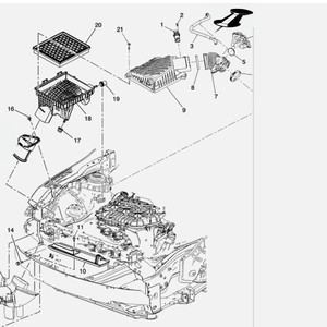 Manguera de ventilación del cárter para Buick LaCrosse 12633396, tubo de admisión de aire de goma para 2010-2015, pieza de repuesto - Product Image 5