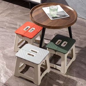Taburete plegable, silla gruesa para adultos, silla portátil para el hogar/exterior/camping, silla de mano, silla duradera para estudiantes - Product Image 4