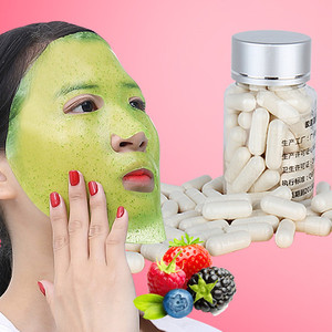 Máscara de colágeno en polvo para el cuidado de la piel, <span class=keywords><strong>mascarilla</strong></span> <span class=keywords><strong>Facial</strong></span> bioactiva con péptido de cristal, <span class=keywords><strong>mascarilla</strong></span> de ojos <span class=keywords><strong>casera</strong></span> para frutas y verduras, 50 Uds. - Product Image 6