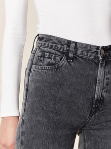 <span class=keywords><strong>Alto</strong></span> clásico de pierna recta pantalón <span class=keywords><strong>jean</strong></span> párr mujer - Product Image 5