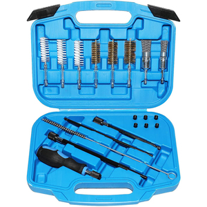 Kit d'outils de nettoyage des sièges d'injecteurs de moteurs <span class=keywords><strong>diesel</strong></span> universels 19 pièces avec tournevis - Product Image 2