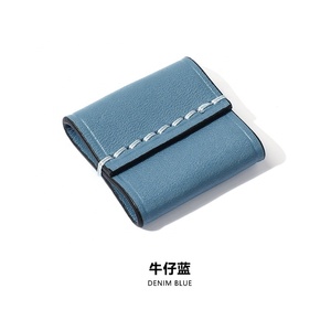 Accessoires personnalisés à cordon de serrage sangle rétractable seau première couche cuir de <span class=keywords><strong>vachette</strong></span> couleur unie pour sangle néo serrure simple avec couleur différente - Product Image 5