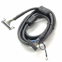 Câble d'écran double LVDS FI-RE51PIN du fabricant, compatible avec l'échange de pinout AB, pour carte de commande de machine publicitaire