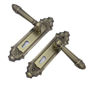 ชุดล็อคกุญแจทำจากอลูมิเนียมอัลลอยสังกะสีหรูหราแบบออนไลน์ชุดแผงล็อคกุญแจสำหรับมือจับประตูในบ้านเพื่อความเป็นส่วนตัว - Product Image 2