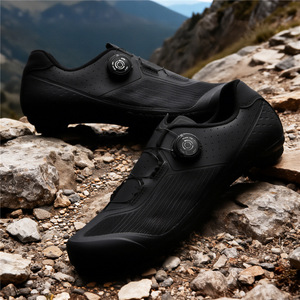Chaussures de cyclisme neuves, respirantes, antidérapantes, résistantes à l'usure, avec semelle en fibre de carbone pour hommes, usage professionnel <span class=keywords><strong>sur</strong></span> vélo de route - Product Image 3