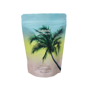 Customizable Doypack Stand up <strong>Pouch</strong> with <strong>Zip</strong> Closure Food Packaging Bags Moisture Proof for Coffee Beans Coconut Scrub - Product Image 3