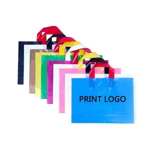 Offre Spéciale promotionnel logo personnalisé fourre-tout épicerie en plastique vêtements cadeau Shopping emballage sac à provisions - Product Image 3