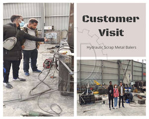 Presse à balles hydraulique horizontale automatique de 315 tonnes pour métaux de rebut avec moteur en alliage d'acier inoxydable, roulement et boîte de vitesses pour acier, aluminium et canettes - Product Image 4