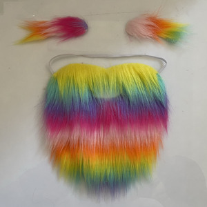 Custom Pride Regenboog Snorren Creatieve Lichtgewicht Kostuum Baard Voor Feest Ornament Decoratie, Lgbtq Feest - Product Image 3