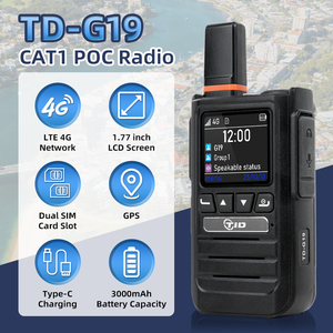วิทยุสื่อสาร TID TD-G19 Global LTE POC หน้าจอ 1.44 นิ้ว รองรับซิมคู่ ระบบตัดเสียงรบกวน AI แบตเตอรี่ 3000mAh ชาร์จผ่านพอร์ต Type-C - Product Image 2