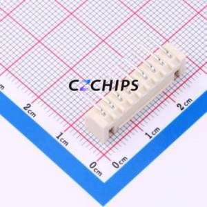 ZX-HA2.54-9PWZ-GW Wire-to-Board Pin Header Bent Lead Through Hole,P=2.5mm Connector 1x9P 2.5mm Right Angle Insert 9P - Product Image 2