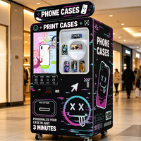 Máquina Expendedora de Fundas para Teléfonos con Sistema de Pedidos Remoto, Máquina Expendedora de Impresión de Fundas para Teléfonos, Equipo Comercial para Escuelas y Museos