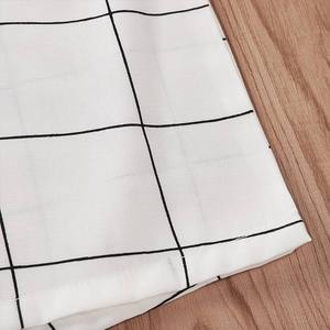 Ins niños camisa de manga corta bebé negro cuadros camiseta envío gratis <span class=keywords><strong>2</strong></span>-7years envío gratis - Product Image 5