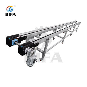 Bifa 20m/dak Transfer biriktirme makaralı zincir serbest akış palet konveyör sistemi - Product Image 4
