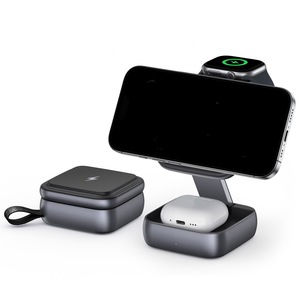 <span class=keywords><strong>Chargeur</strong></span> sans fil 3-<span class=keywords><strong>en</strong></span>-1 portable haut de gamme, léger et réglable, 15W à charge rapide, certifié et tendance, pour Phone 15 Pro Max - Product Image 6