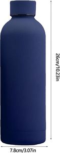 Wholesale Sports Stainless Steel <b>Water</b> Bottle Silicone Handle Vacuum Insulated 12-24 Hours Thermal Insulation Soft Touch Travel - Product Image 2