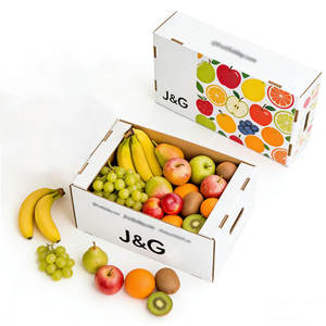 Prix de gros, emballage pour avocats, plateau en carton ondulé recyclé, durable, pour légumes frais, boîte d'expédition - Product Image 1