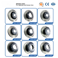 Hedlok Vente en gros de pièces automobiles Disque de frein avant et arrière pour Toyota à prix avantageux 43512-0K080 43512-0K060