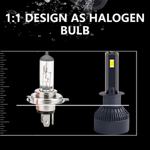 Sanvi nueva llegada tubo de calor dual 60W <span class=keywords><strong>H1</strong></span> H4 H7 H11 9005 9006 9012 plug play V2 bombillas de faros LED - Product Image 4