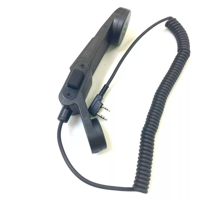 H250 PTT Portable 6 Pin Microphone K Jack Connector and Microphone Mic PTT for Icom Mobile Radio with Speaker A2636
