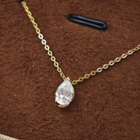 Joyería UM, Colgante de Platino PT900 con Cadena de Plata, Diamante Cultivado en Laboratorio, Regalo para Compromiso, Boda o Fiesta, Joyería Personalizable para Mujer