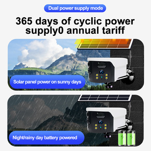 Caméra <span class=keywords><strong>de</strong></span> sécurité Wistino <span class=keywords><strong>avec</strong></span> panneau solaire batterie double détecteur infrarouge PIR vision nocturne couleur caméra <span class=keywords><strong>de</strong></span> <span class=keywords><strong>surveillance</strong></span> 4g - Product Image 4